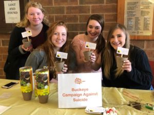 students at Buckeye Campaign Against Suicide event