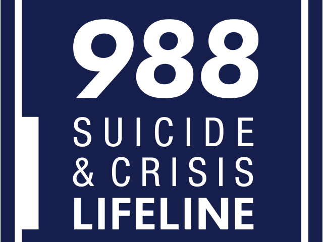 988 Suicide & Crisis Lifeline Graphic Element
