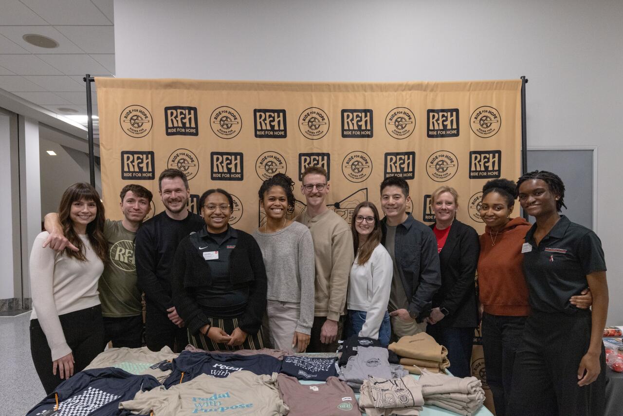 Group photo of Breaking the Cycle: Iron Will athletes and producers, and SPP staff.