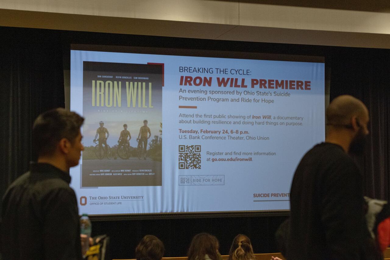 Screening of the documentary within an auditorium