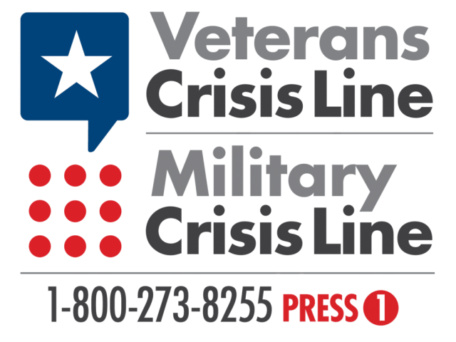 Veterans Crisis Line graphic element