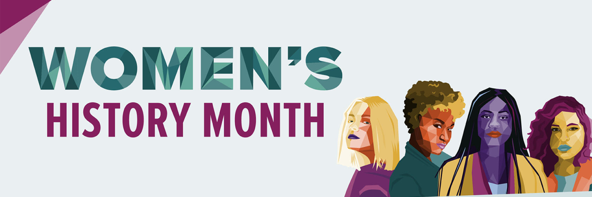 Four multicolored women